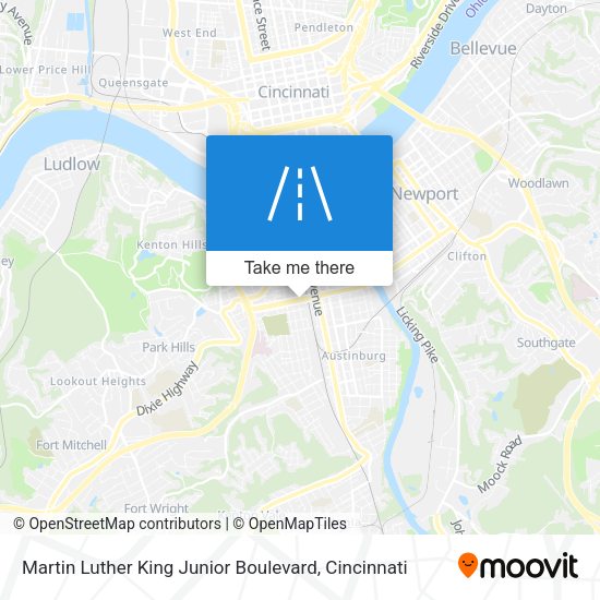 Mapa de Martin Luther King Junior Boulevard