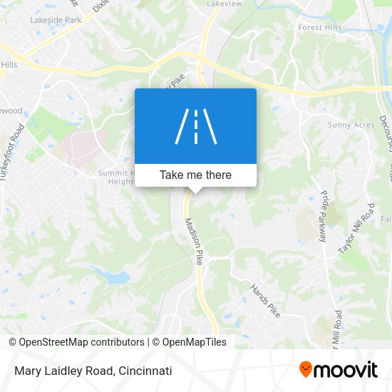 Mary Laidley Road map