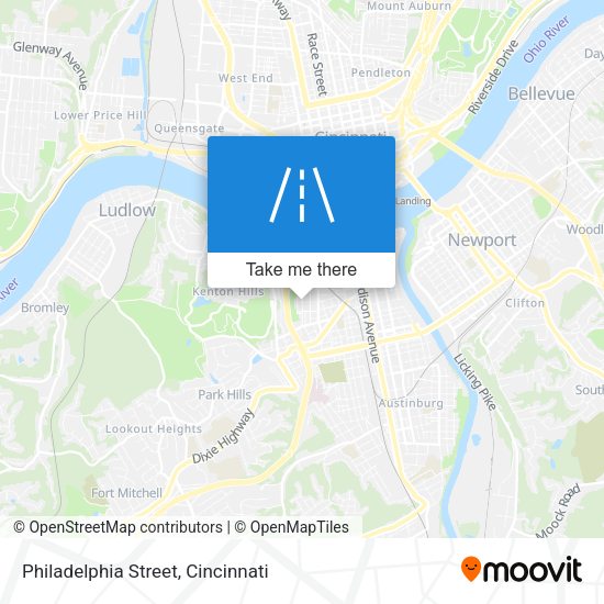 Philadelphia Street map