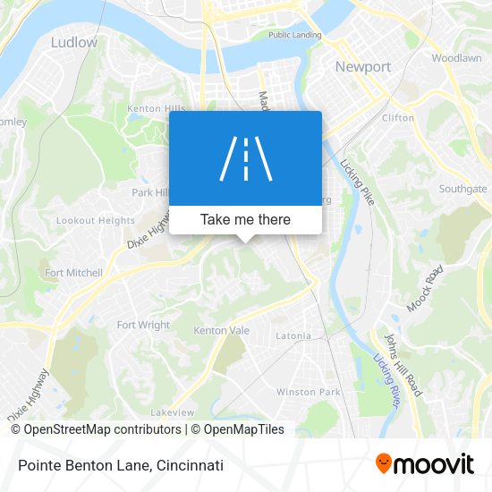 Pointe Benton Lane map