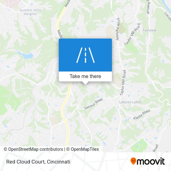 Mapa de Red Cloud Court
