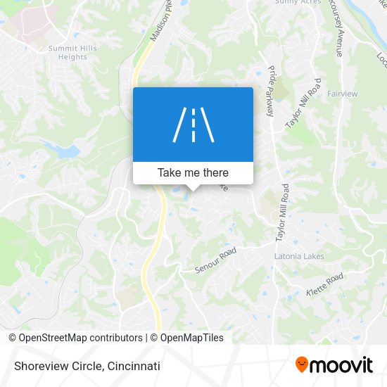 Shoreview Circle map
