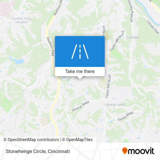 Mapa de Stonehenge Circle