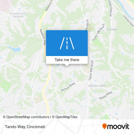 Tando Way map