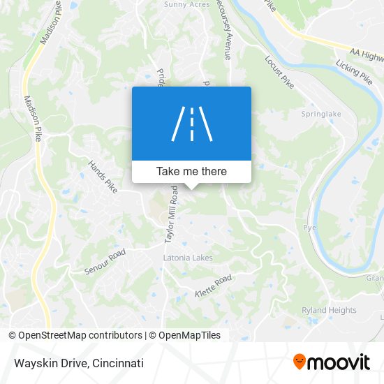 Wayskin Drive map