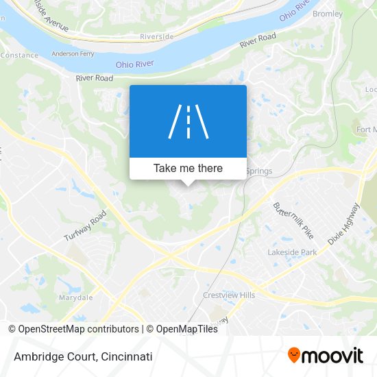 Mapa de Ambridge Court