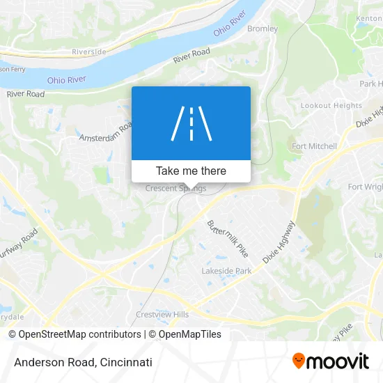 Anderson Road map