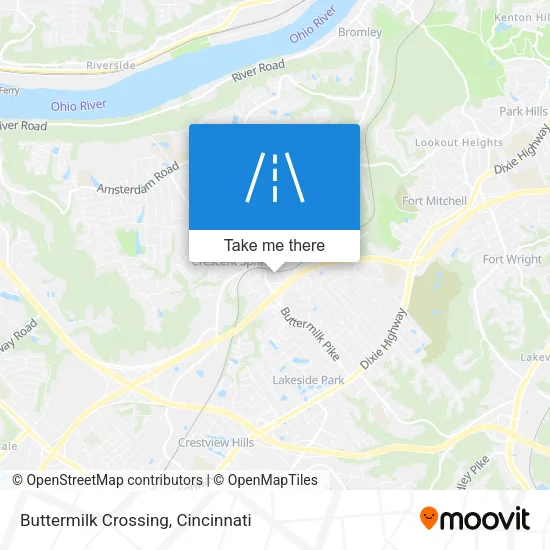Buttermilk Crossing map