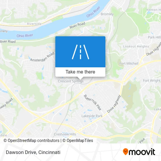 Dawson Drive map