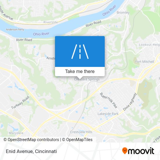Mapa de Enid Avenue