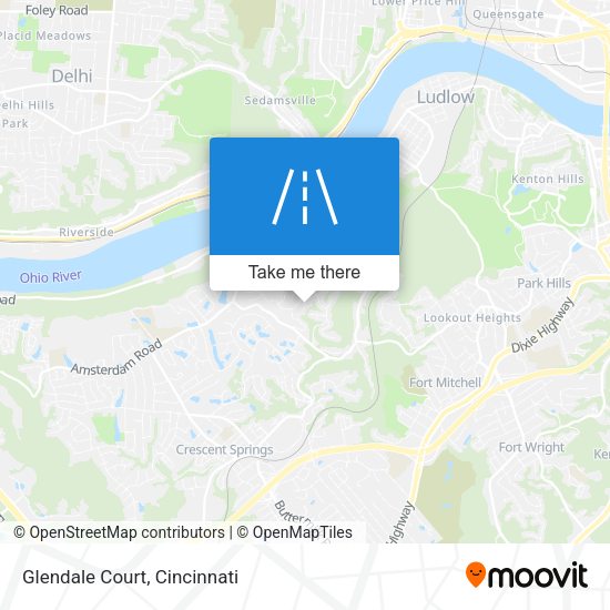 Mapa de Glendale Court