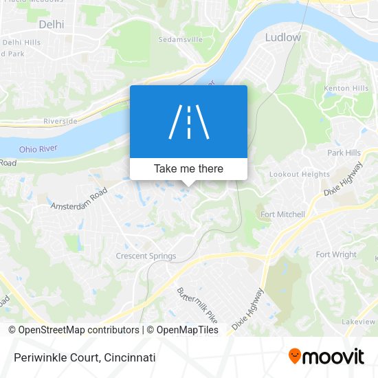Mapa de Periwinkle Court