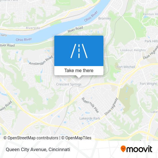 Queen City Avenue map
