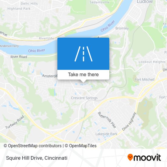 Squire Hill Drive map
