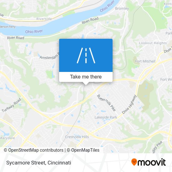 Mapa de Sycamore Street