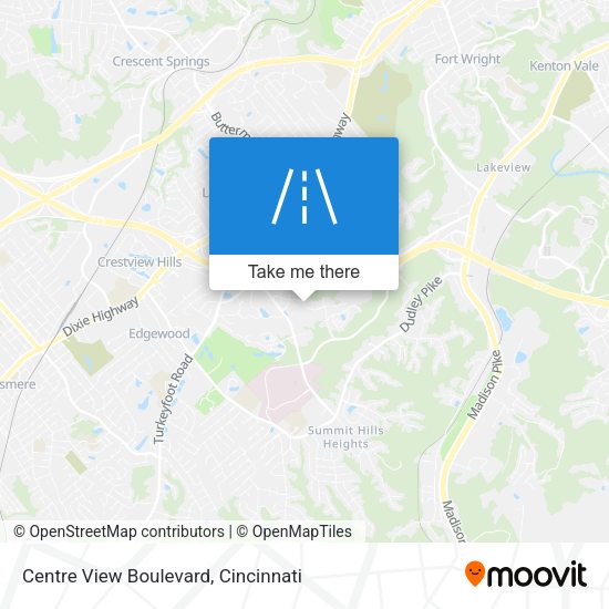 Mapa de Centre View Boulevard