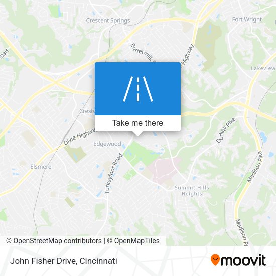 Mapa de John Fisher Drive