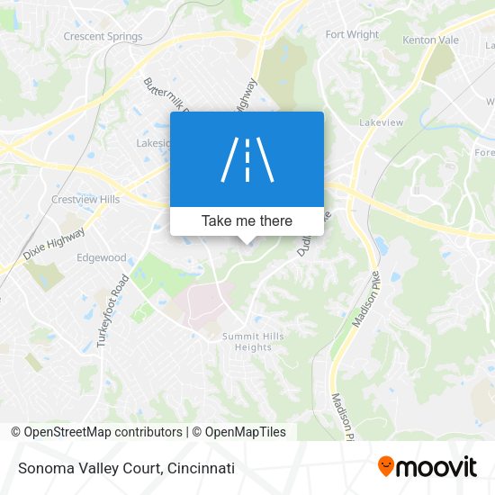 Sonoma Valley Court map