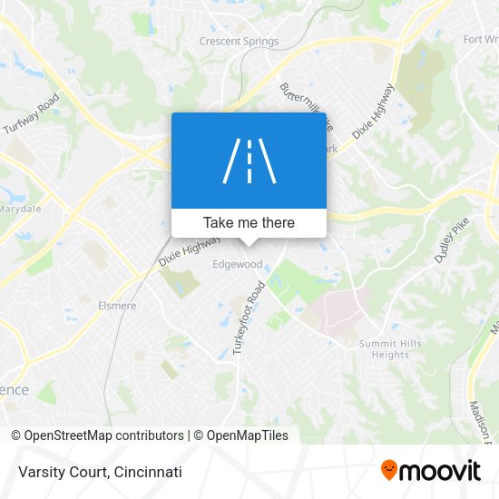 Mapa de Varsity Court
