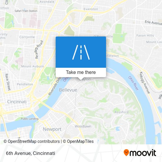 Mapa de 6th Avenue