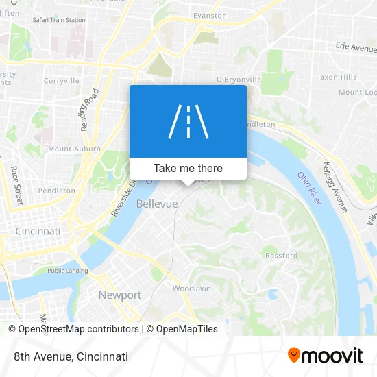8th Avenue map