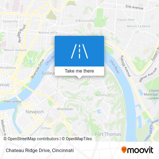 Chateau Ridge Drive map
