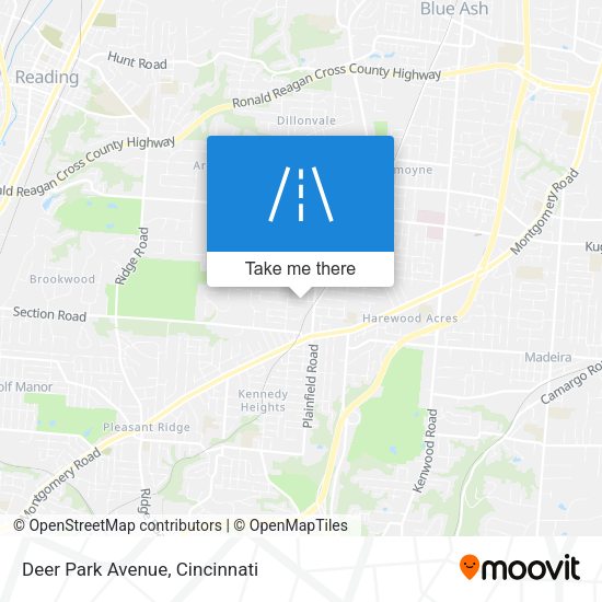 Deer Park Avenue map