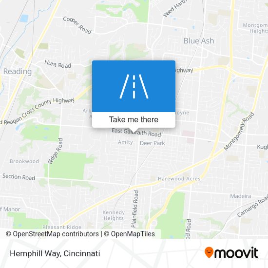 Mapa de Hemphill Way