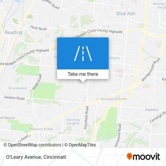 O’Leary Avenue map