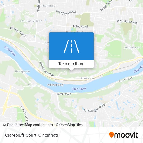 Clarebluff Court map
