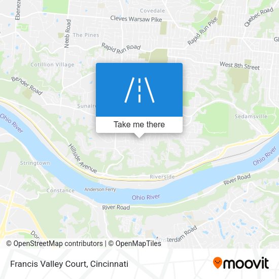 Mapa de Francis Valley Court