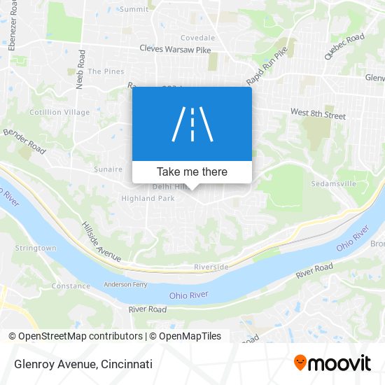 Glenroy Avenue map