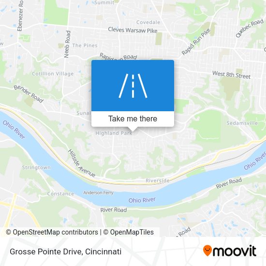 Mapa de Grosse Pointe Drive