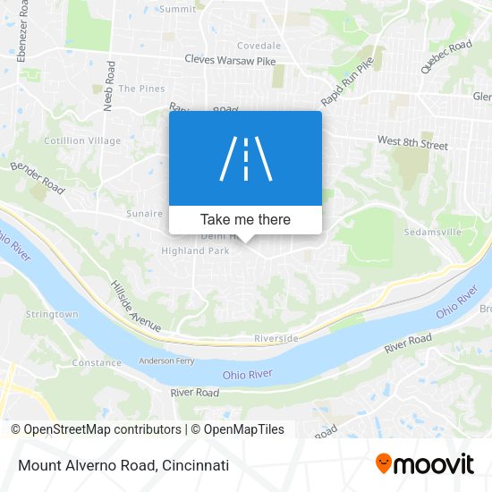 Mapa de Mount Alverno Road