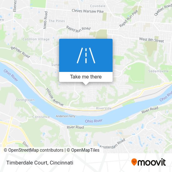 Timberdale Court map
