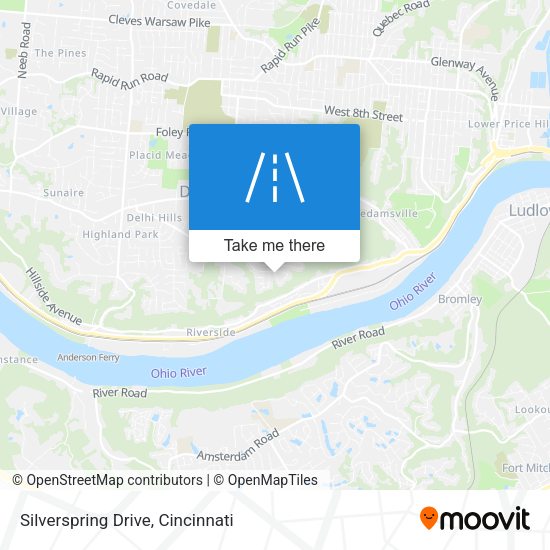 Mapa de Silverspring Drive