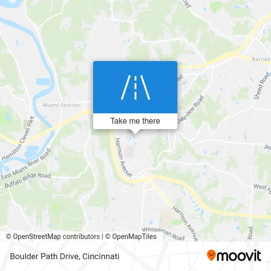 Boulder Path Drive map