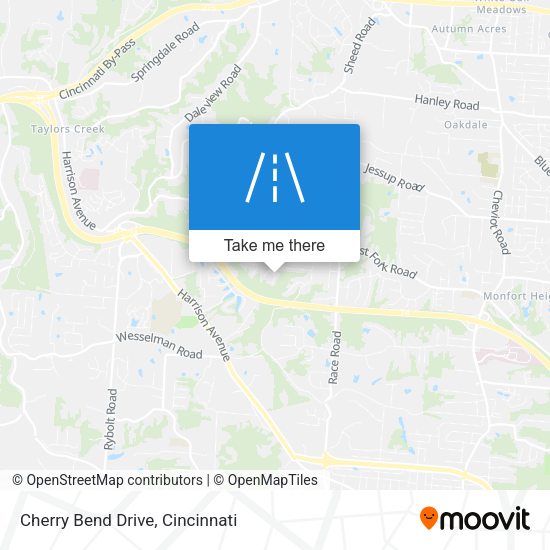 Cherry Bend Drive map