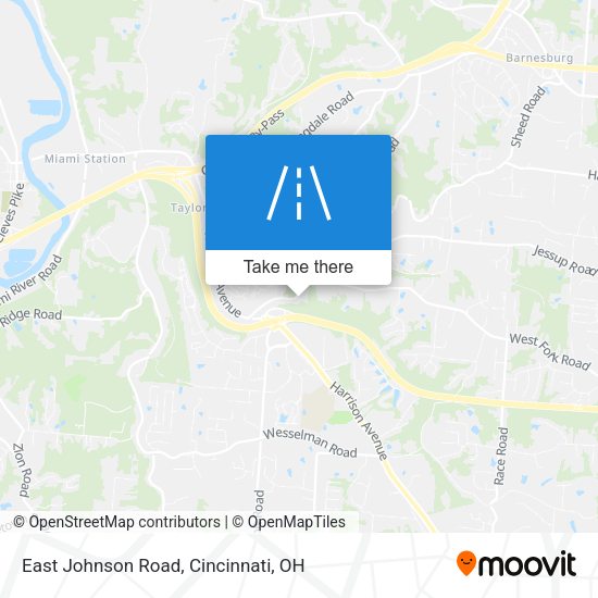 East Johnson Road map