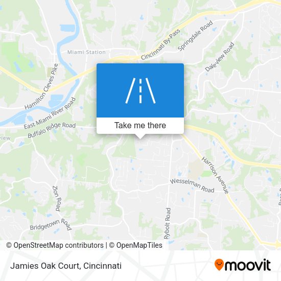 Jamies Oak Court map