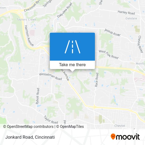 Mapa de Jonkard Road