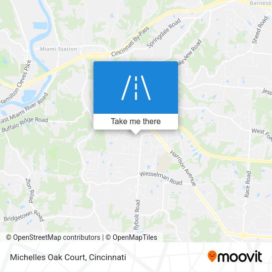 Michelles Oak Court map