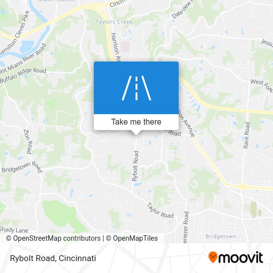 Mapa de Rybolt Road