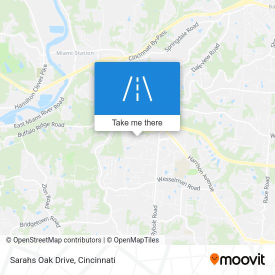 Sarahs Oak Drive map