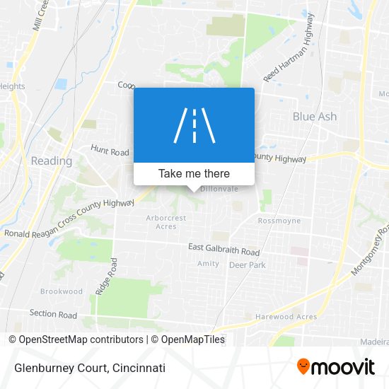 Glenburney Court map