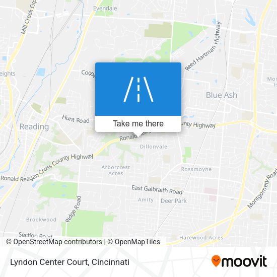 Lyndon Center Court map