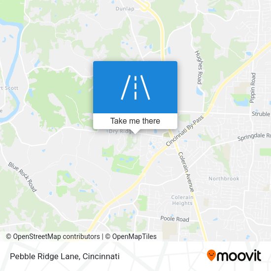 Mapa de Pebble Ridge Lane