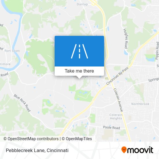Mapa de Pebblecreek Lane