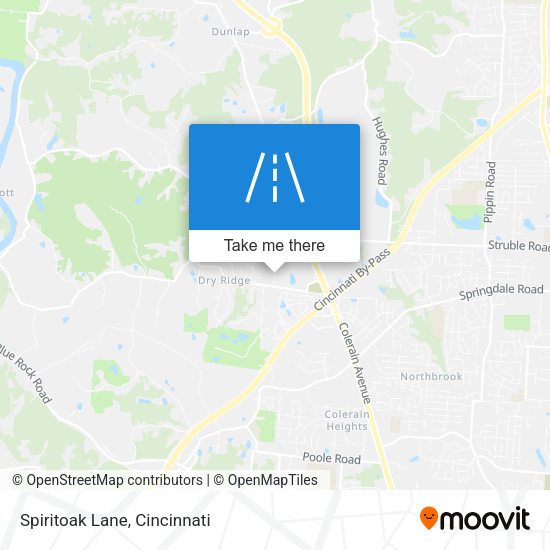 Mapa de Spiritoak Lane