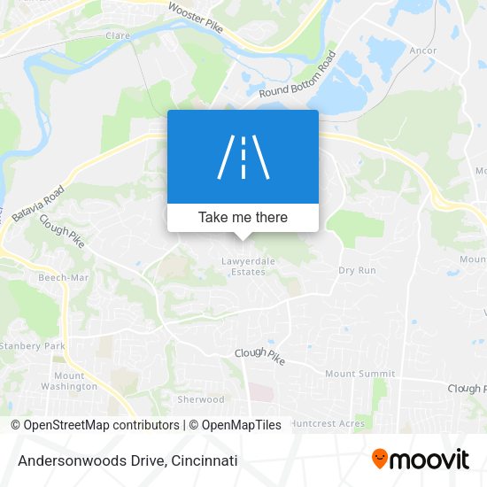 Mapa de Andersonwoods Drive